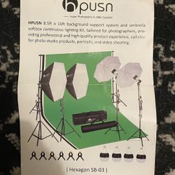 HPSUN Studio photography 8.5 By 10ft Backdrop Kit