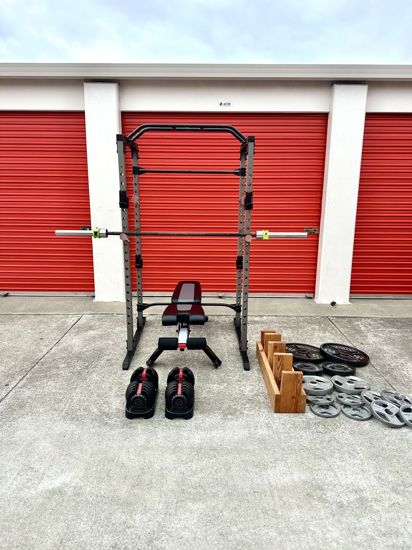 Complete home gym set up fitness reality/bowflex home Gym