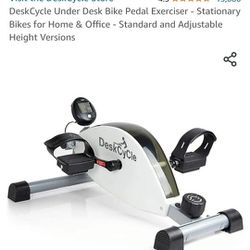 DeskCycle Under Desk Bike Pedal Exerciser - Stationary Bikes for Home & Office - Standard and Adjustable Height Versions
