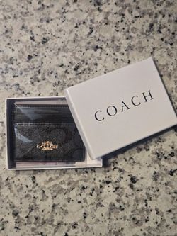 Black Coach Cardholder