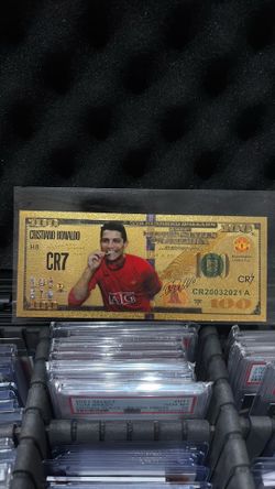Cristiano Ronaldo 24k gold banknote