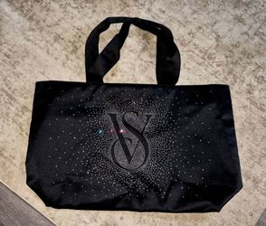 Victoria's Secret Holiday Glimmer Rhinestone Tote Bag