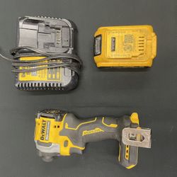 Dewalt 20v Impact w/4ah Battery and Charger