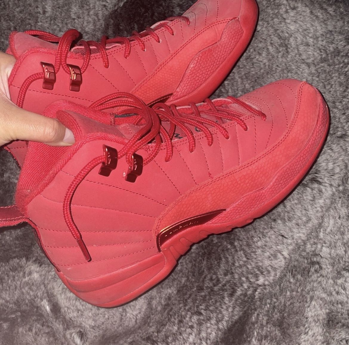 Air Jordan 12s Retro Gym Red 7Y 8.5 W