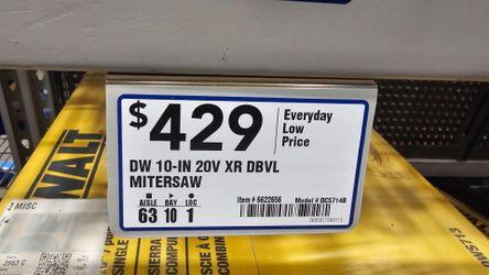 Dewalt 20 volt Miter saw