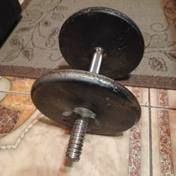 2- 25 Lb Dumbbells, Ready For Pick Up 