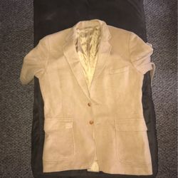 vintage beige peacoat
