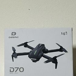 Brand New  DEERC Drone with Camera, D70 Drones with Camera for Adults 1080P HD