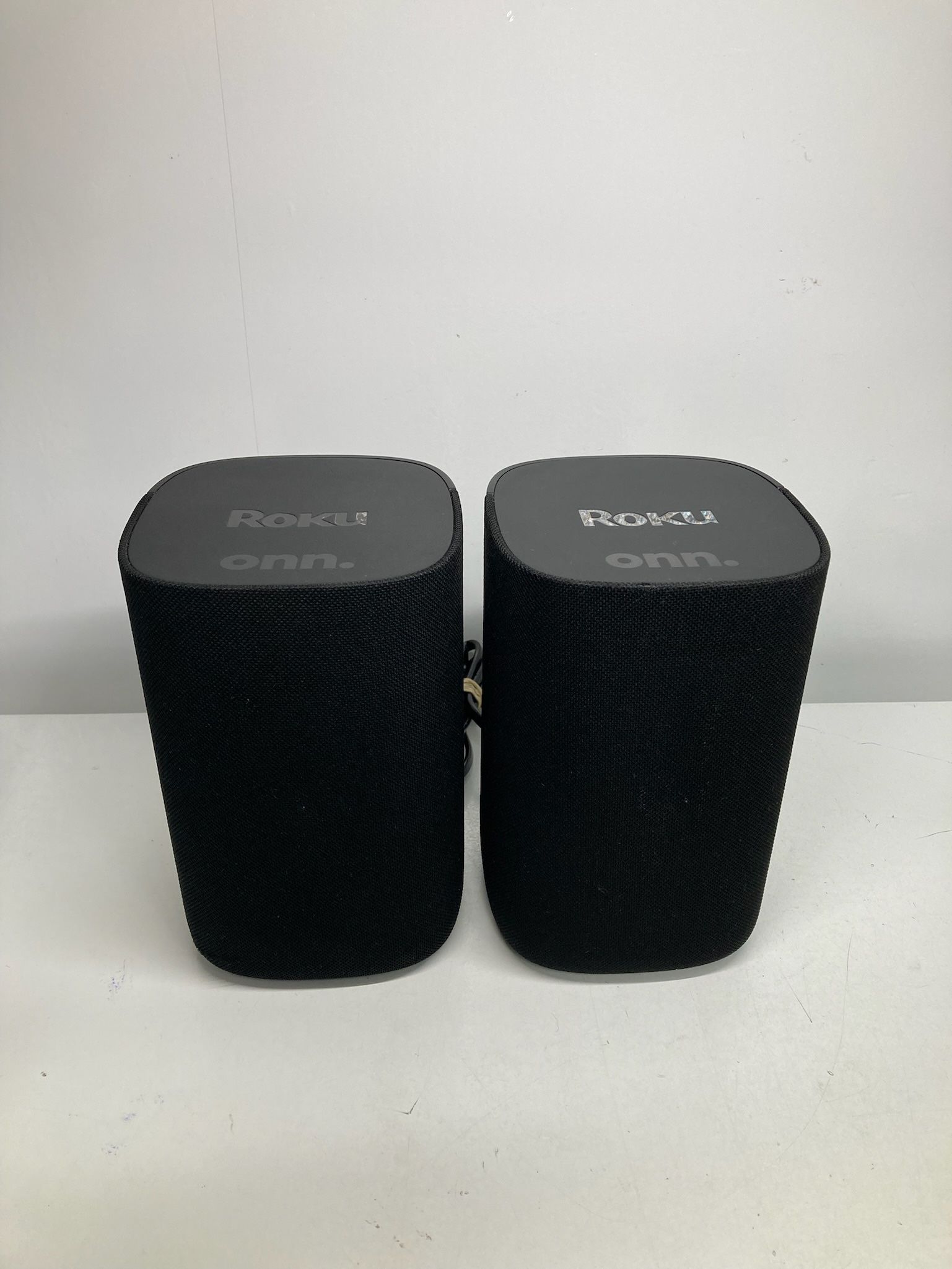 ONN 100002419 Roku Wireless Surround Sound Speakers, PAIR