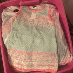 Girls Sweater Dress Size 2T/ 24 Months - New 