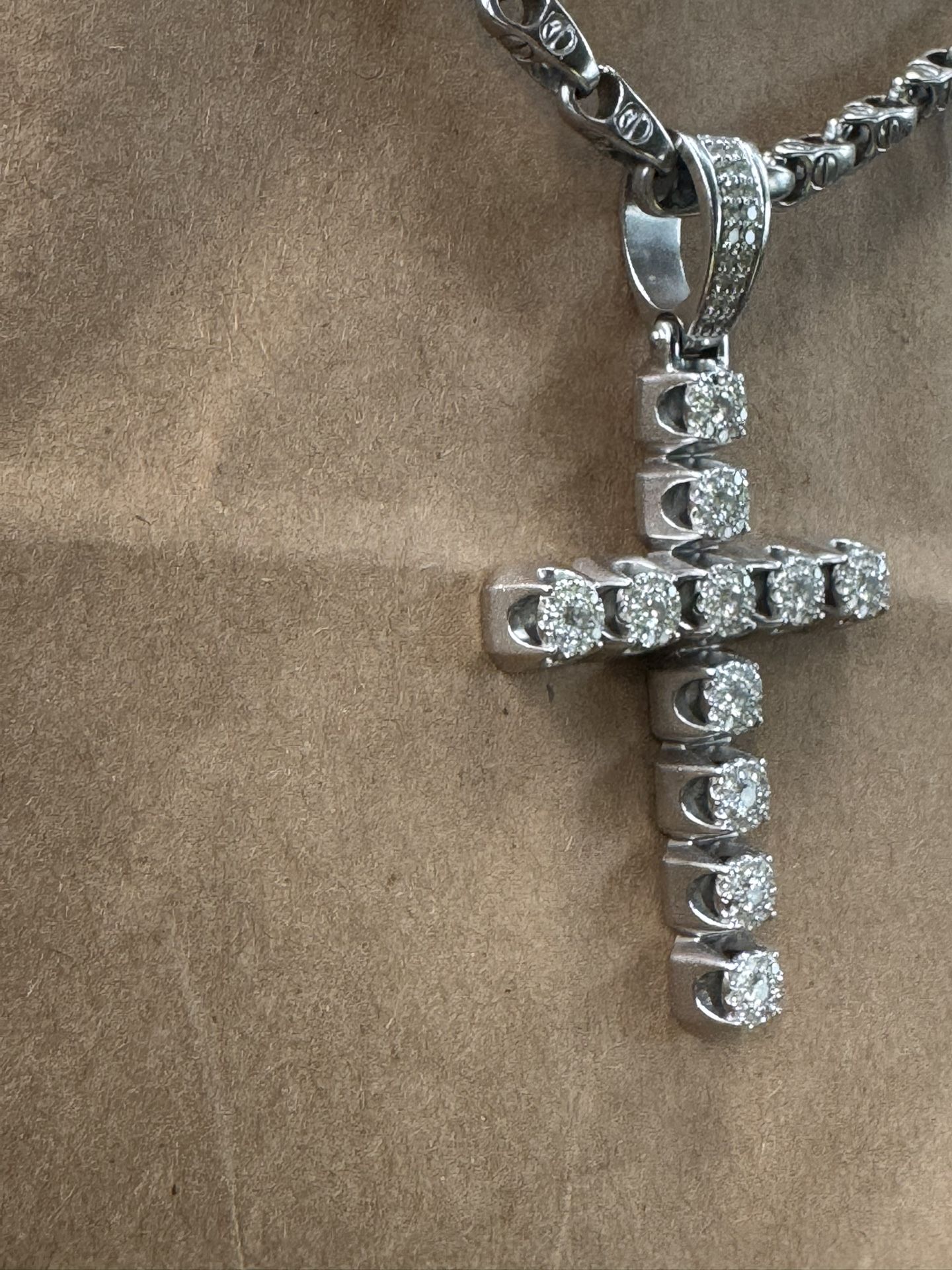 Real Diamond Cross Pendant/Charm