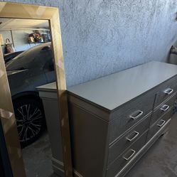 Dresser and Mirror