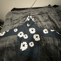 Denim Tears Navy Blue Hoodie