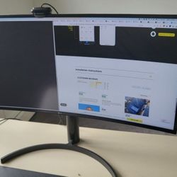 LG 34" Ultrawide Curved Monitor (34WN80C)