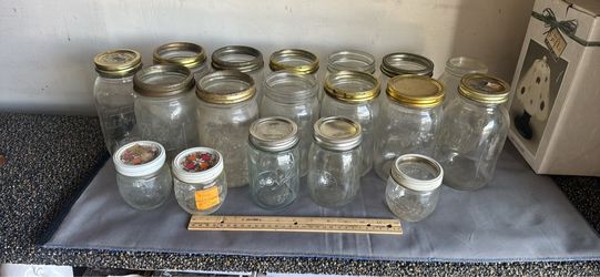 18 piece mason jar box