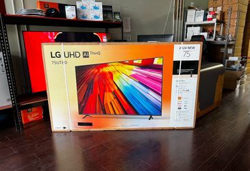 75 “ LG smart 4K UHD HDR TV