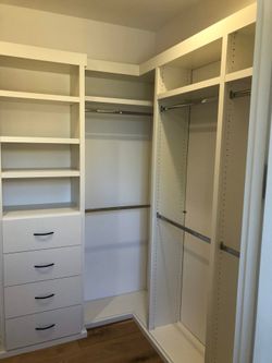 Custom walk-in closet