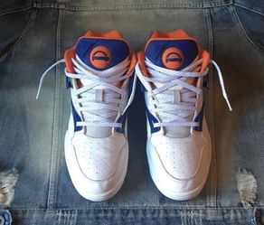 White/Royal/Orange “Knicks” Size 9.5