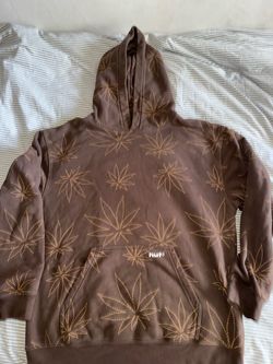 HUF Plant Life Allover Embroidered Hoodie