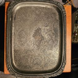 Vintage Electroplated Silver Tray