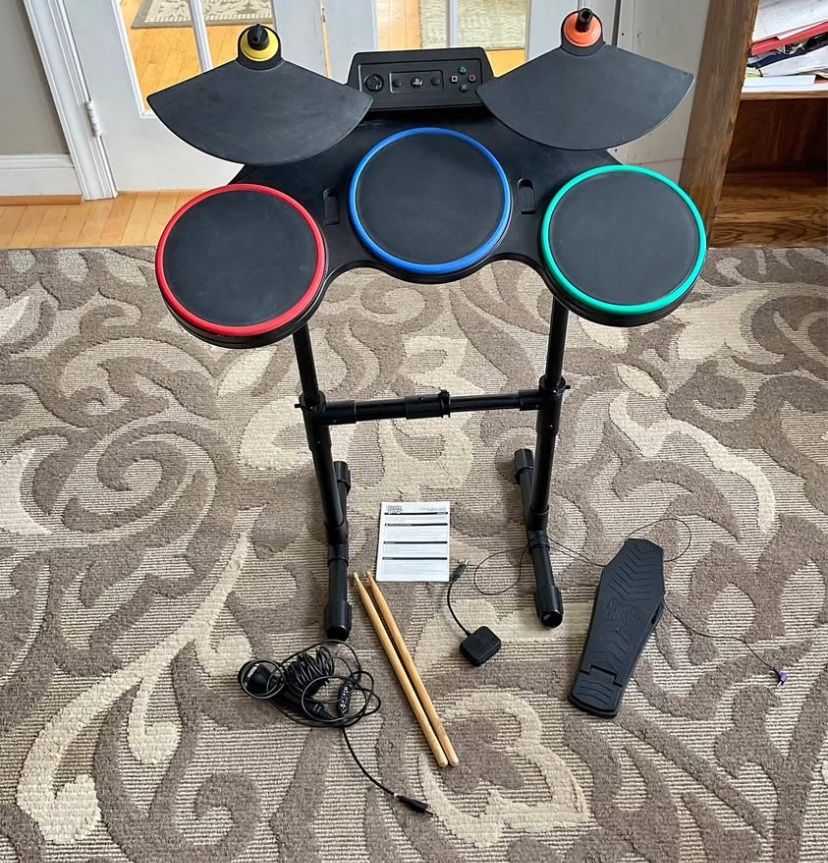 Guitar Hero World Tour PS3/PS2 Drum Kit Tested