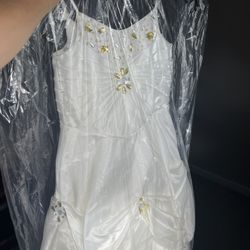 Satin Flower Girl Dress Girls Size 4