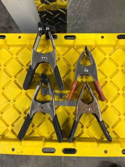 (4) spring clamps For $5