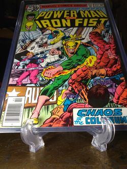 Marvel Comic Book Power Man and Iron Fist #55 Signed by Bob Layton