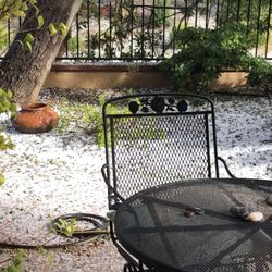 High End Wrought Iron Patio Set