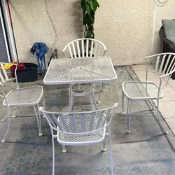 Metal Patio Set 