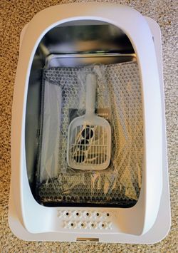 STAINLESS STEEL LITTER BOX FOR BIG/ MULTI CATS. 24 L" X 26" X  12"D