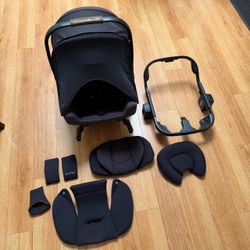 Nuna Infant Car Seat with Base and Inserts