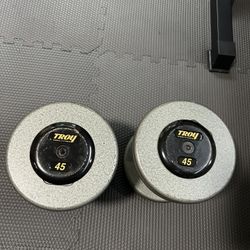 45lb Troy Dumbells 