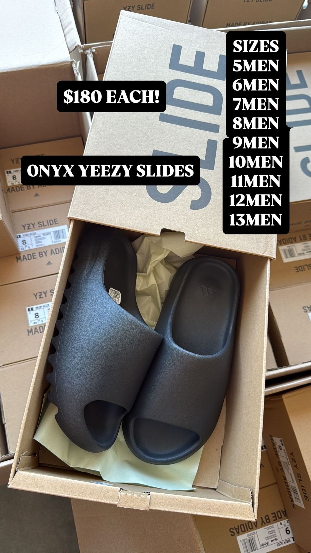 Adidas Yeezy Slide Onyx