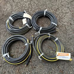 (4) Air Hose  3/8" X 35' 300 PSI 