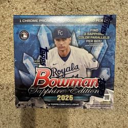 2025 Bowman Baseball SAPPHIRE EDITION Hobby Box Sealed