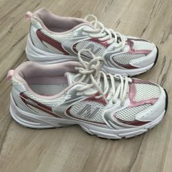 Pink And Cream New Balances 