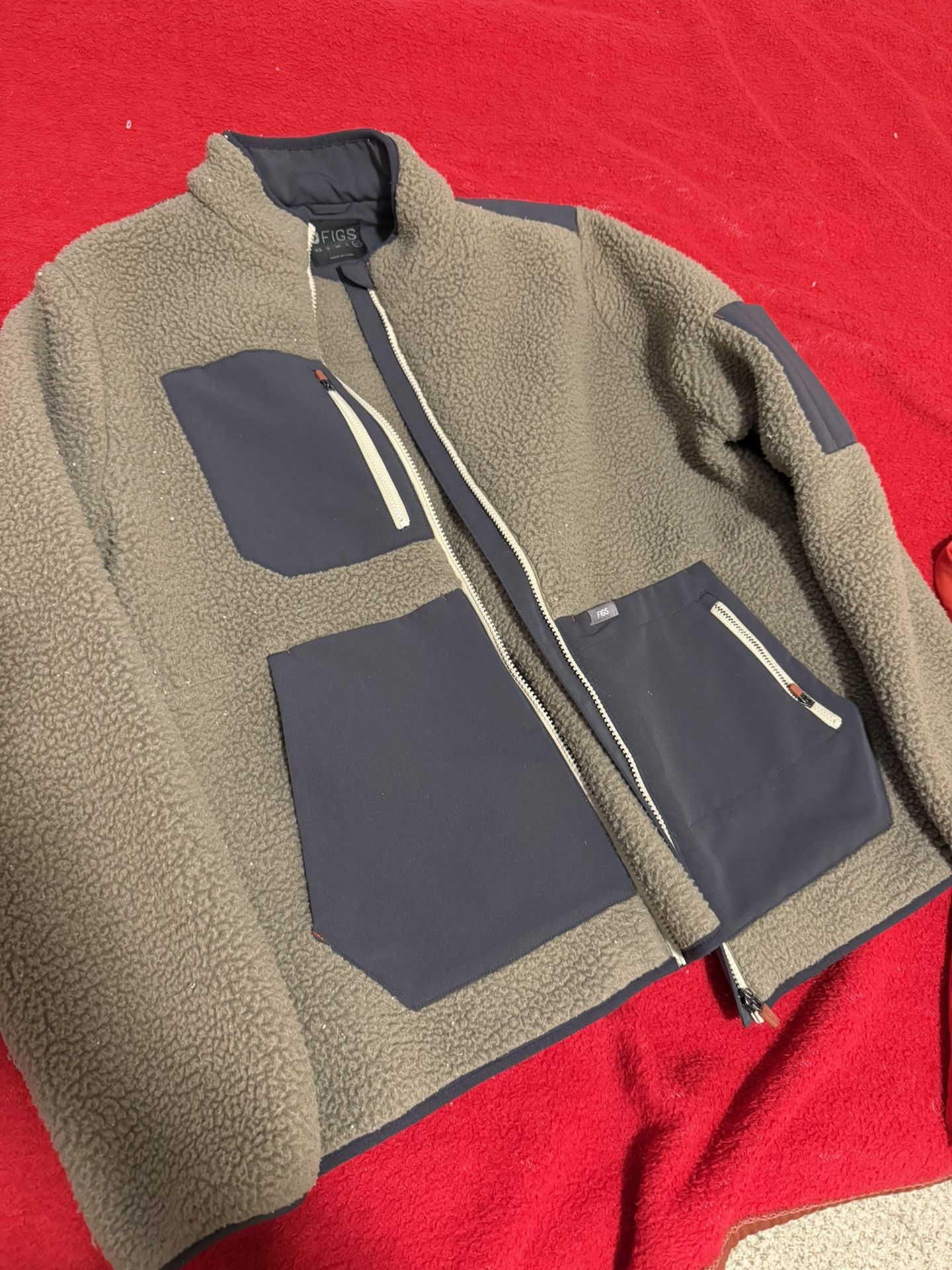 Figs Sherpa Jacket
