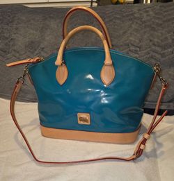Dooney & Bourke Domed Patent Leather Satchel