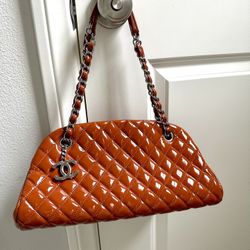 Chanel Patent Bowling Bag 