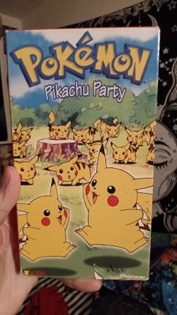 Pokemon Pikachu party VHS