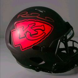 Patrick mahomes eclipse Autographed Fanatics Authentic full size Football Helmet