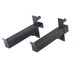 New 2.36inch Barbell Safety Catches Squat Rack Safety Arm Spotter Fit for 2.36x2.36 Power Rack Cage with 1" or 5/8" Hole