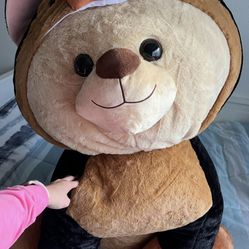 New Extra Large Teddy Bear in Dog Costume - Perfect Christmas Gift