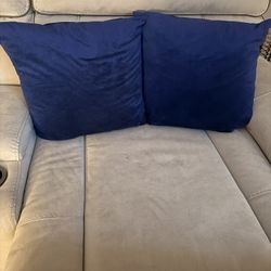 Blue Accent Pillow 