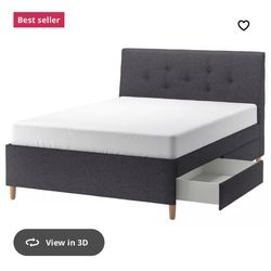 Queen Bed Frame With Storage