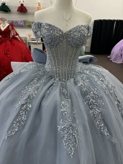 Dusty Blue Dress, Quinceanera Dress, Quinceañera Dress, Vestido De Quinceanera, 15 Dress, Sweet16, Gown