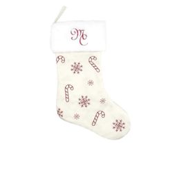 Mariah Carey Official Christmas Satin Embroidered Stocking - Holiday Collection