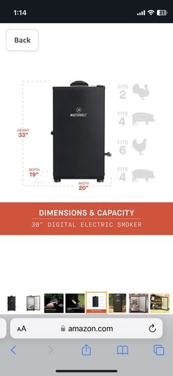 Master Built Electric Smoker 