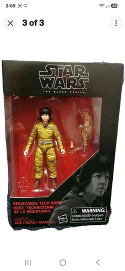 Star Wars Black Series #-55 The Last Jedi • 3-1/2"-Tall • Resistance Tech Rose • By : Disney / Hasbro.